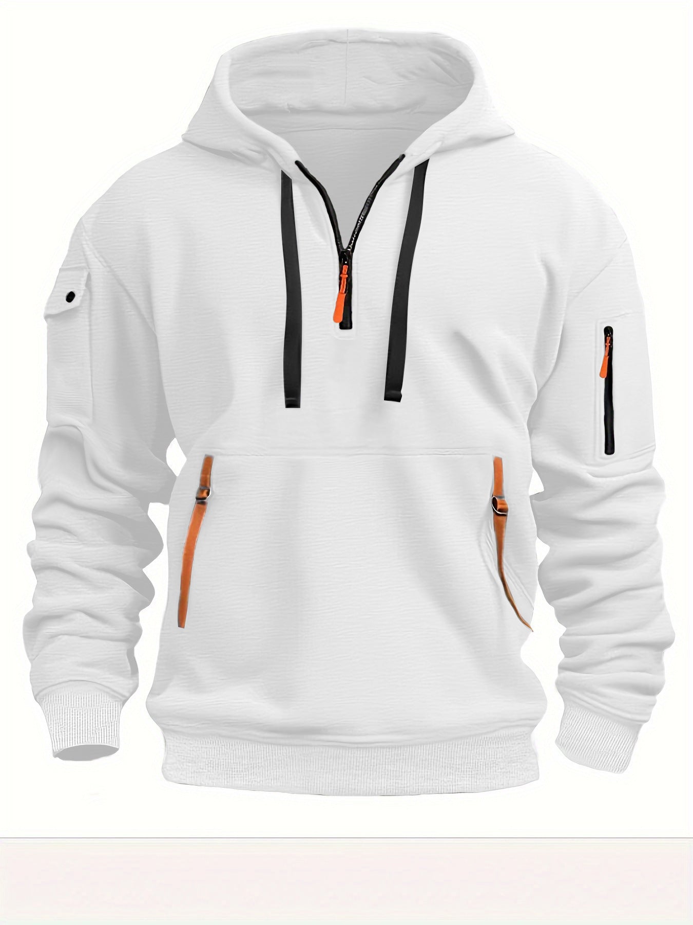 Dropped shoulder hooded sweatshirt for men and women, available in plus sizes. Loose pullover design with a trendy, fashionable style.