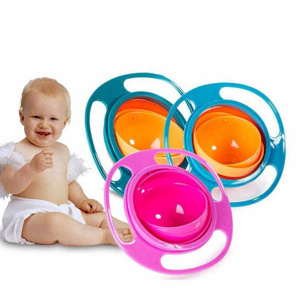 360° Rotating Universal Baby Spill-Proof Bowl Dishes