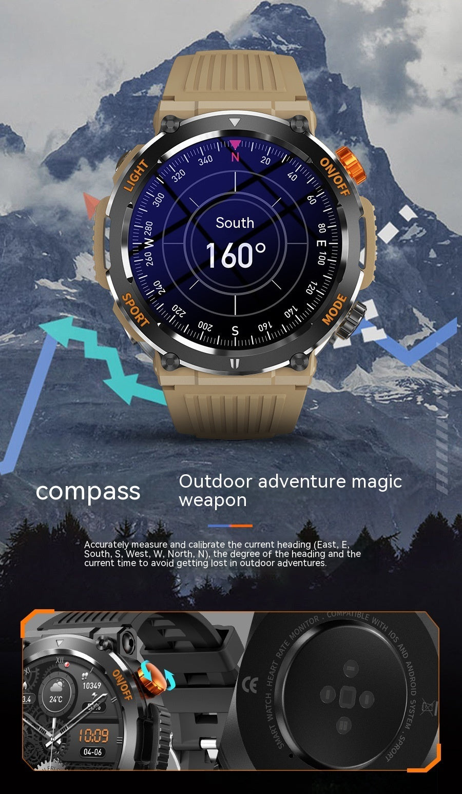 Fashionable, sporty smartwatches with personality.