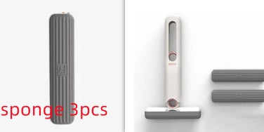 Mini Mops Floor Cleaning Sponge Squeeze Mop, versatile household cleaning tools for home and car use, perfect for wiping glass, screens, desks, and more.