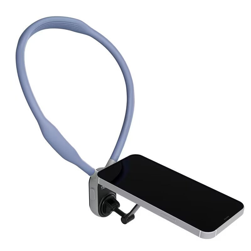 Silicone Phone Magnetic Neck Mount Quick Release Hold for Phone Mag safe Magnetic Suction Cell Phone Neck Hanging Bracket