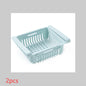 Telescopic Refrigerator Storage Basket, Drawer Storage Rack, Freshness Preservation Box, Freezing Box Storage Organizer.