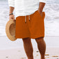 Striped Print Shorts with a Drawstring for a Stylish Summer Look. Casual Clothing for Men