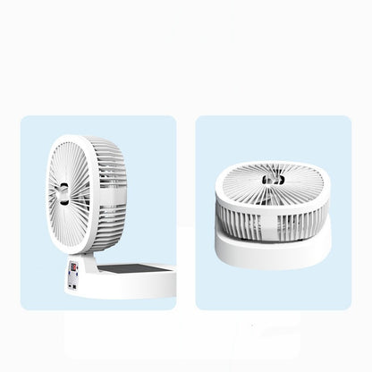 Fan Comes with Desk Lamp Outdoor Portable Charging Folding Fan