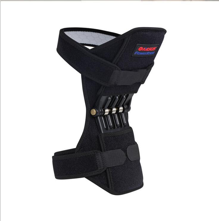 High-quality knee brace with patella booster and spring support, perfect for mountaineering, squats, and sports activities.