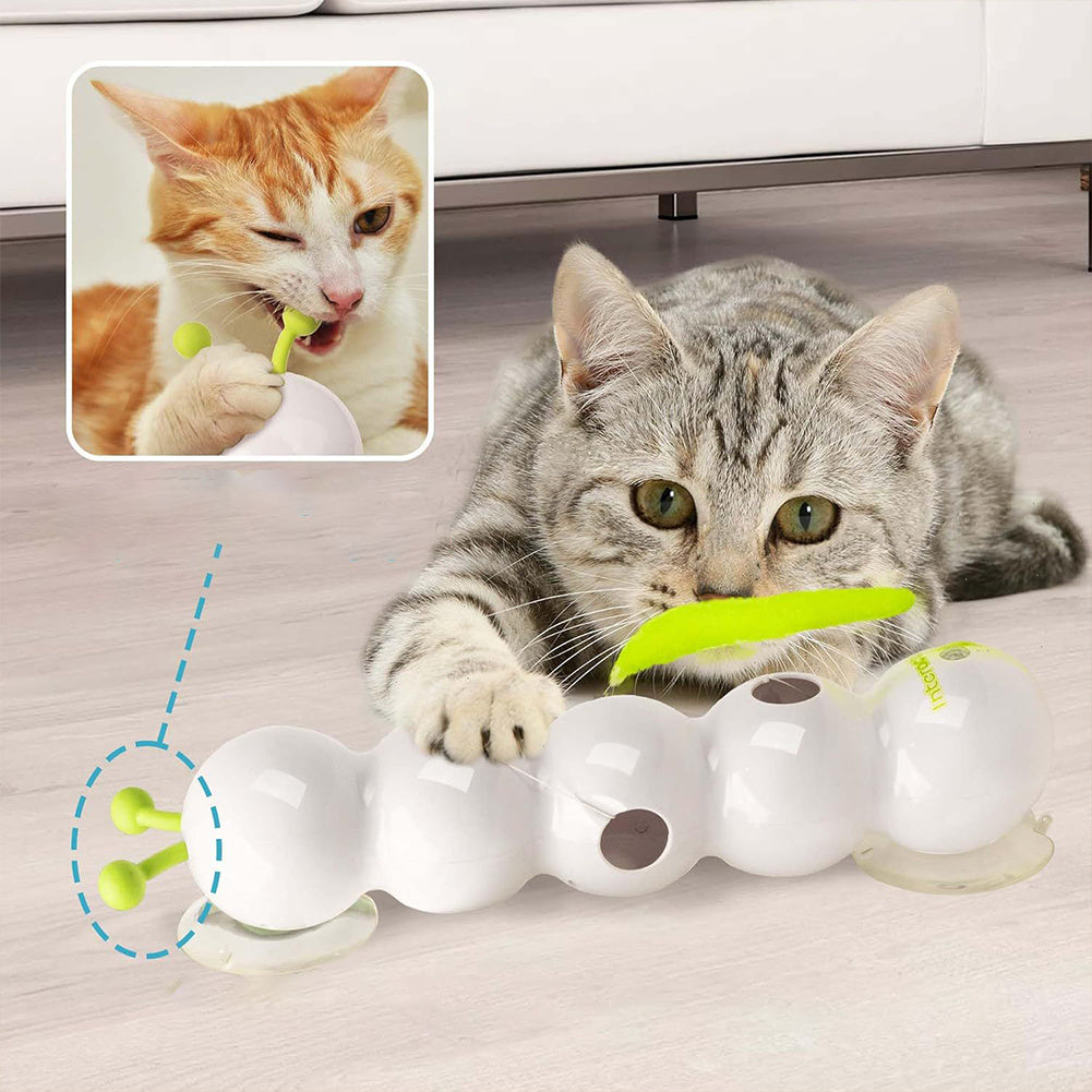 Teasing Cat Toy Automatic Pes Toy with Tail Motion Activated Kitten Toy Rechargeable Smart Interactive Cat Toy Pet Products