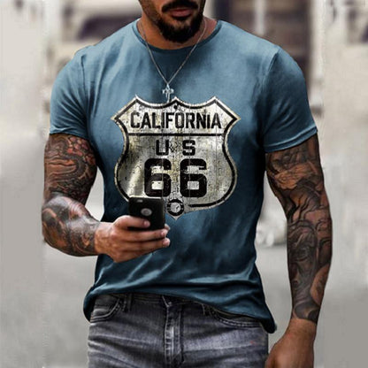 Oversized Retro Short-Sleeve Clothing for Men
