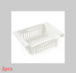 Telescopic Refrigerator Storage Basket, Drawer Storage Rack, Freshness Preservation Box, Freezing Box Storage Organizer.