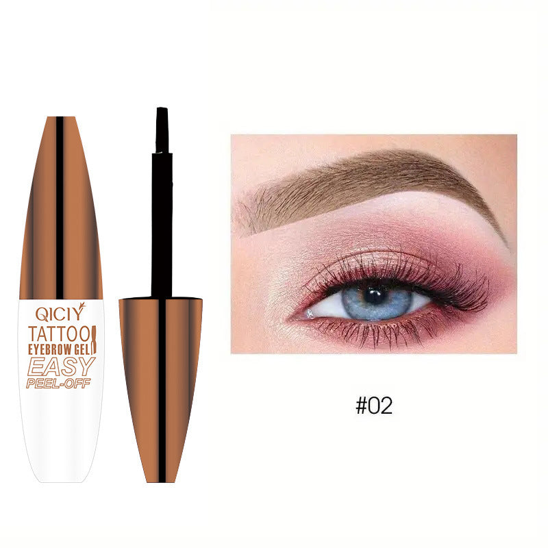 Tattoo Easy Peel-Off Eyebrow Gel Cream offers various types that are long-lasting, smudge-proof, sweat-resistant, and waterproof, making it a reliable choice for cosmetics.
