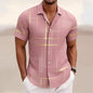 Men's casual button-down shirt, perfect for outdoor activities and vacation style.
