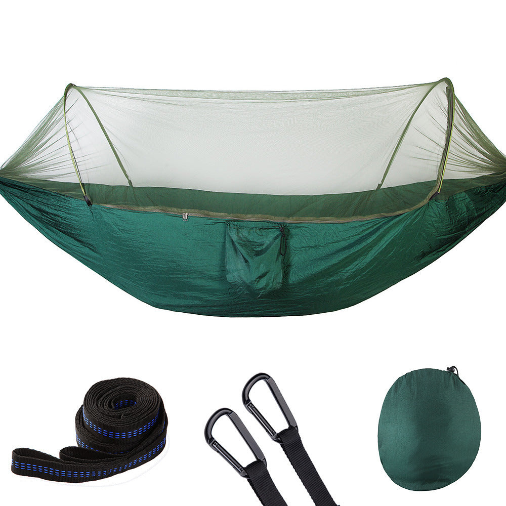 Fully Automatic Quick Opening Hammock with Mosquito Net