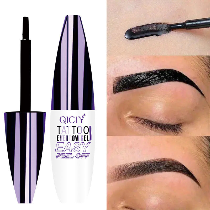 Tattoo Easy Peel-Off Eyebrow Gel Cream offers various types that are long-lasting, smudge-proof, sweat-resistant, and waterproof, making it a reliable choice for cosmetics.