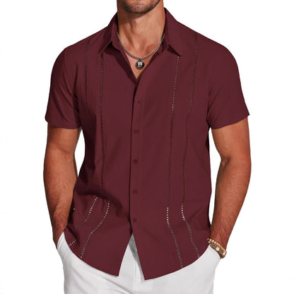 Trendy Wild Hawaiian Holiday Men's Lapel Shirt