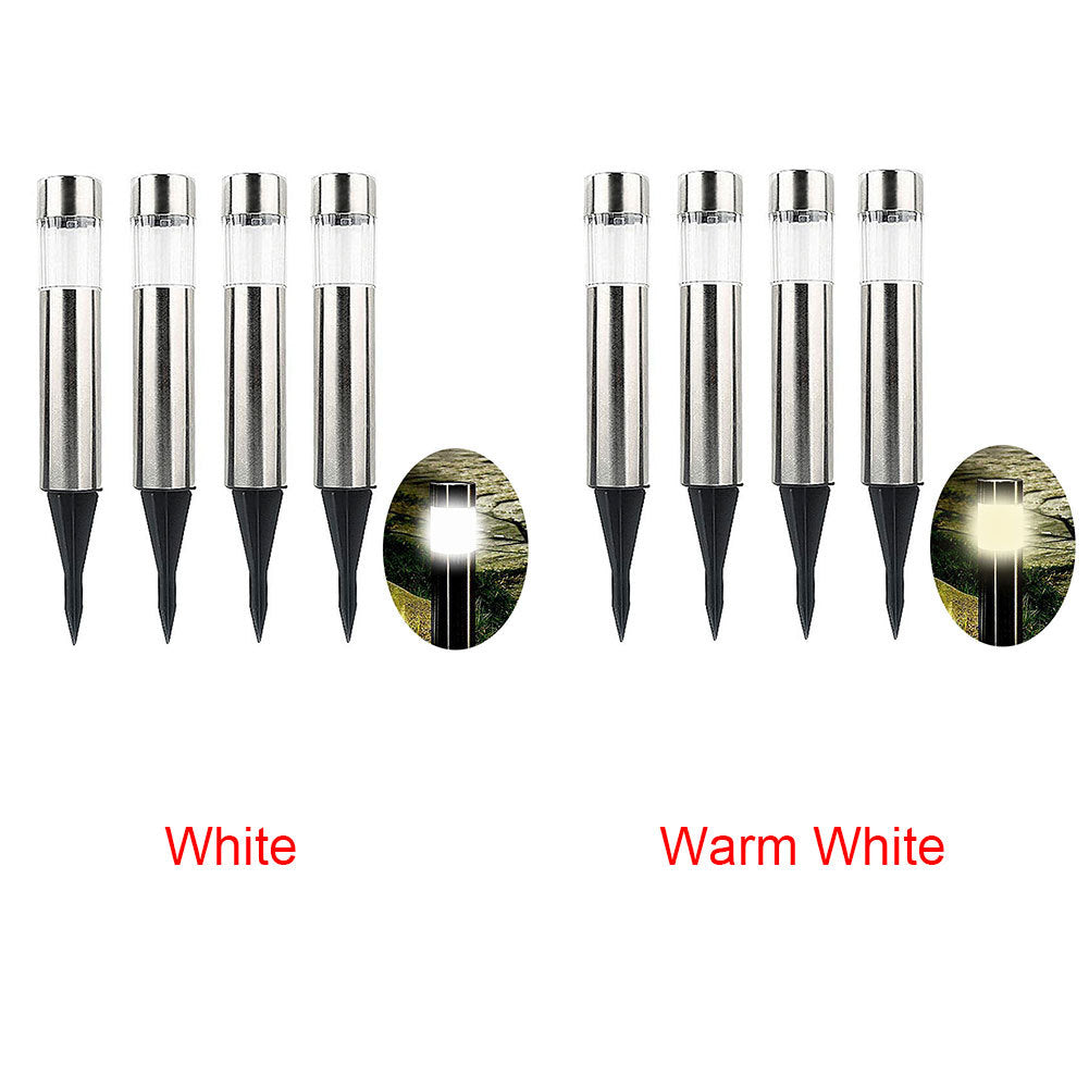 Cylindrical solar lawn light