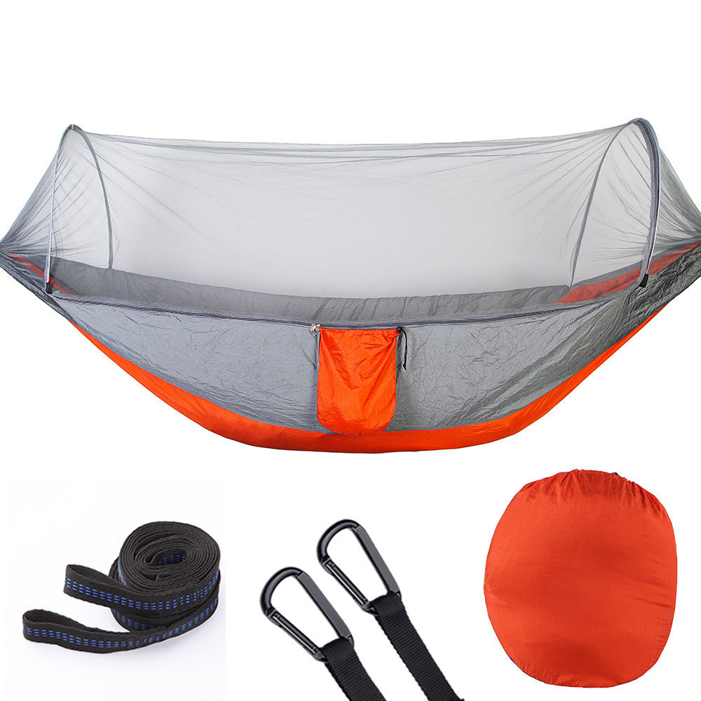 Fully Automatic Quick Opening Hammock with Mosquito Net