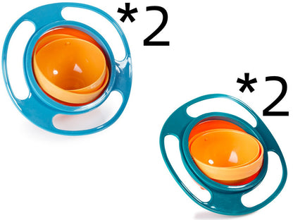 360° Rotating Universal Baby Spill-Proof Bowl Dishes