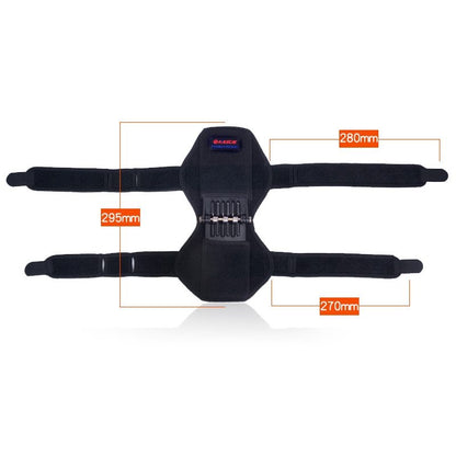 High-quality knee brace with patella booster and spring support, perfect for mountaineering, squats, and sports activities.