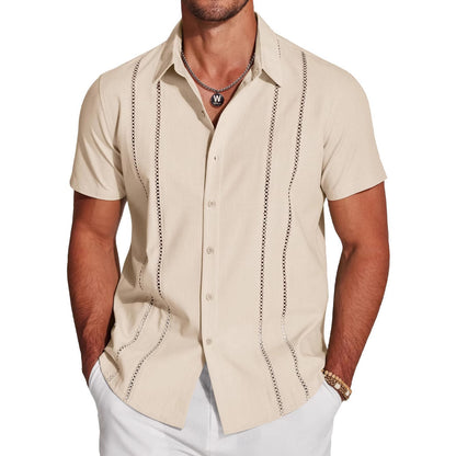 Trendy Wild Hawaiian Holiday Men's Lapel Shirt
