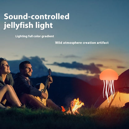 Portable LED Night Light Jellyfish Mood Lamp. Jellyfish Lamp Jellyfish Decorations Smart Table Lamp for Bedside Desk