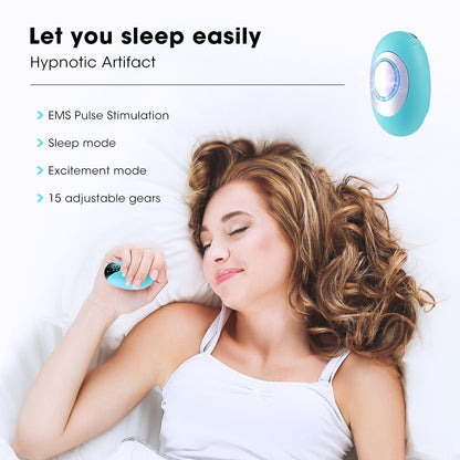 Handheld Sleep Aid Device with Microcurrent Technology for Intelligent Relief of Anxiety, Depression, and Faster Sleep. Sleeper Therapy Insomnia Device