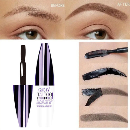 Tattoo Easy Peel-Off Eyebrow Gel Cream offers various types that are long-lasting, smudge-proof, sweat-resistant, and waterproof, making it a reliable choice for cosmetics.