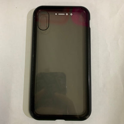 Anti-peep Magnetic Protective Phone Case with Privacy Glass and Magnetic Shell.