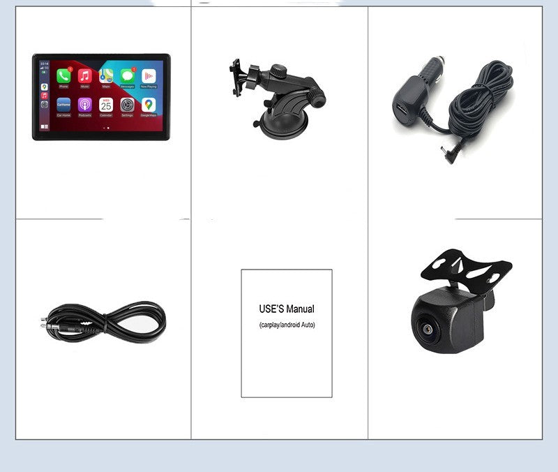 Portable IPS Car Smart Screen Wireless Projection Screen Car play Android AUTO