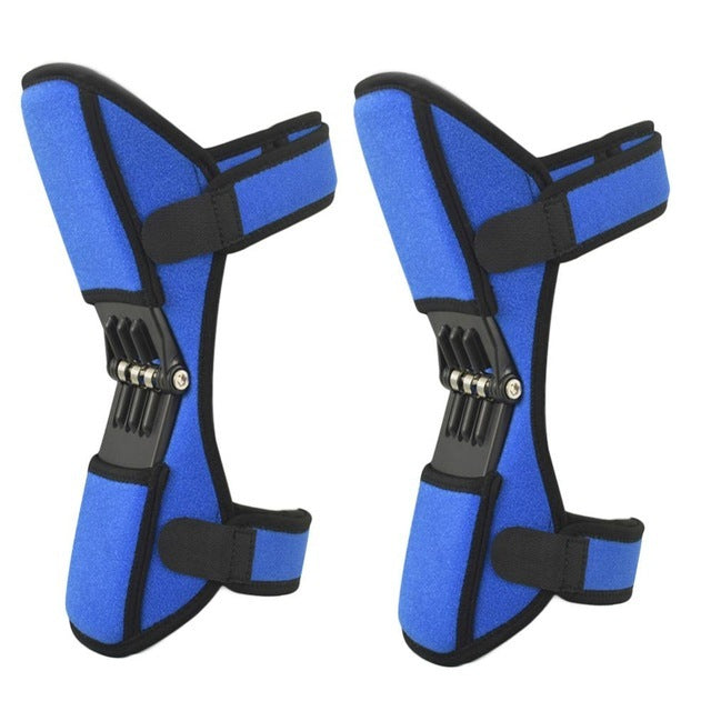 High-quality knee brace with patella booster and spring support, perfect for mountaineering, squats, and sports activities.