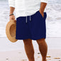 Striped Print Shorts with a Drawstring for a Stylish Summer Look. Casual Clothing for Men