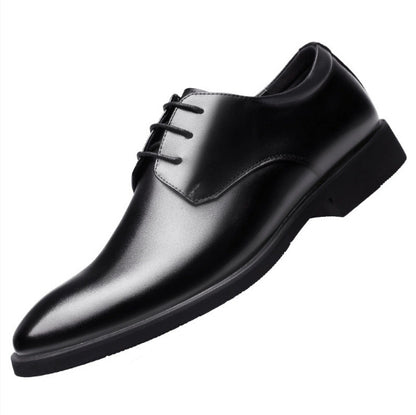 Mazefeng Men's Leather Shoes, Casual Top-Quality Oxfords, Genuine Leather Dress Shoes for Business and Formal Occasions, Plus Size Wedding Shoes in Size 44.