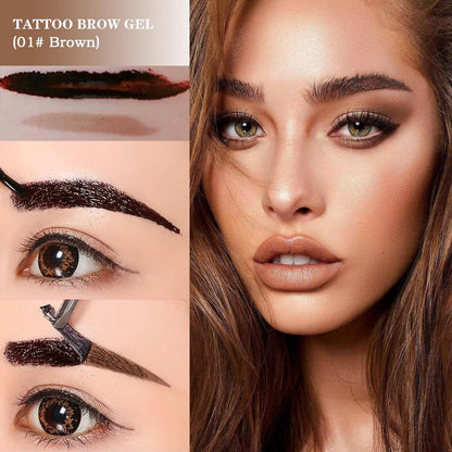 Tattoo Easy Peel-Off Eyebrow Gel Cream offers various types that are long-lasting, smudge-proof, sweat-resistant, and waterproof, making it a reliable choice for cosmetics.