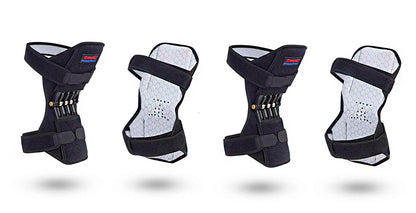 High-quality knee brace with patella booster and spring support, perfect for mountaineering, squats, and sports activities.