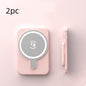 Mini Fast-Charging Magnetic Wireless Power Bank, 5000mAh, Portable.