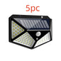 Solar-Powered LED Wall Light