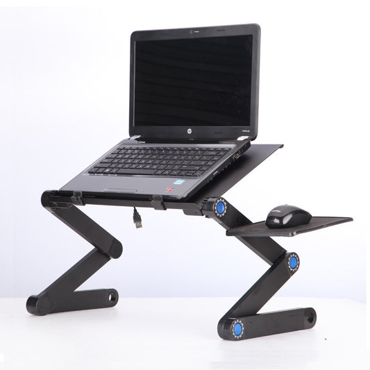 Laptop Table Stand with Adjustable Folding Ergonomic Design Stand Notebook Desk for Ultrabook Netbook or Tablet with Mouse Pad