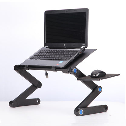 Laptop Table Stand with Adjustable Folding Ergonomic Design Stand Notebook Desk for Ultrabook Netbook or Tablet with Mouse Pad