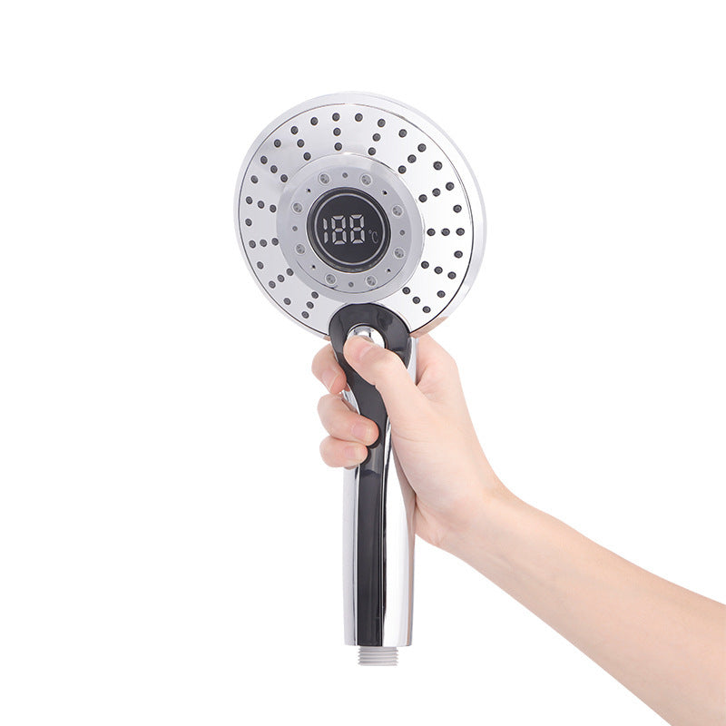 Three Gear Outlet Intelligent Temperature Display Shower Water Saving Shower Filter with LED Light Shower Save