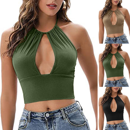 Camisole Halter Vest for Women - Sexy Summer Hollow Tops