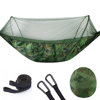 Fully Automatic Quick Opening Hammock with Mosquito Net