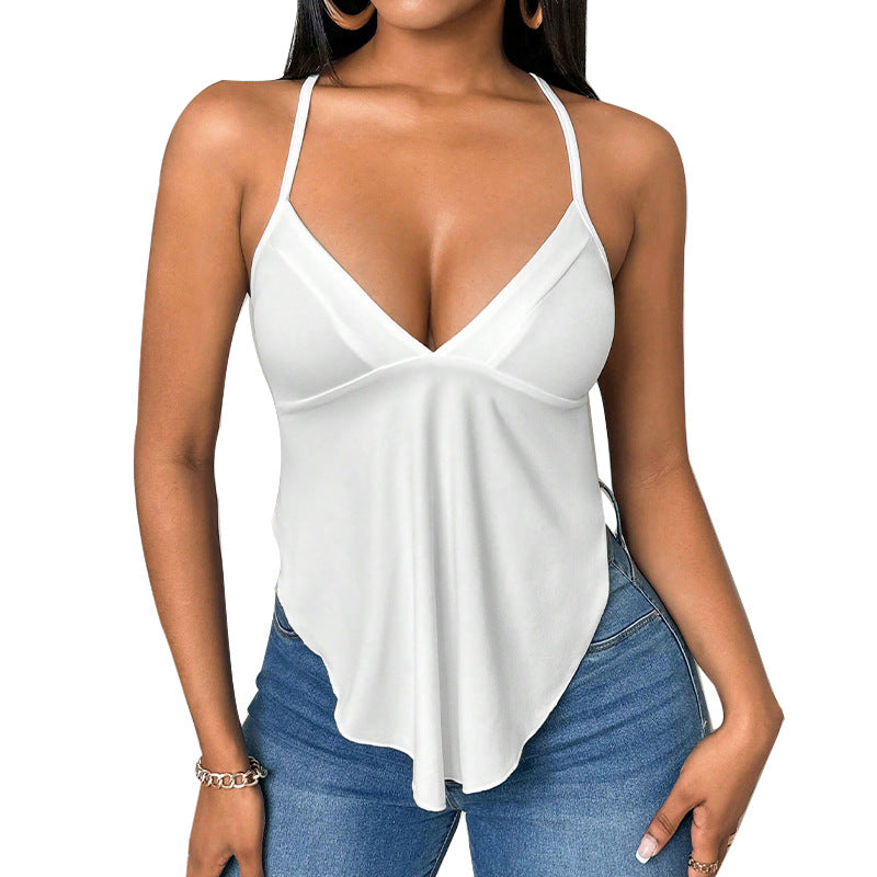 Summer New European and American Strappy Sexy Top Vest