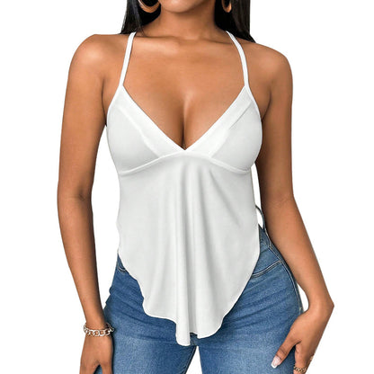 Summer New European and American Strappy Sexy Top Vest