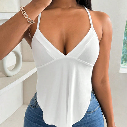 Summer New European and American Strappy Sexy Top Vest