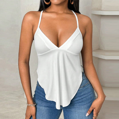 Summer New European and American Strappy Sexy Top Vest