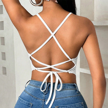 Summer New European and American Strappy Sexy Top Vest