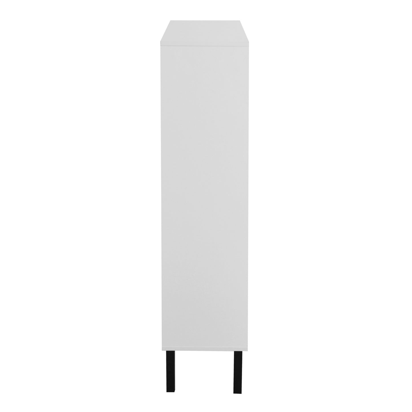 Modern Shoe Cabinet with Drawers & Metal Legs, Freestanding Storage Organizer