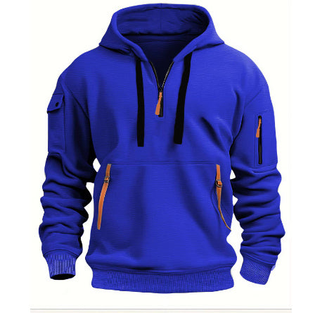 Dropped shoulder hooded sweatshirt for men and women, available in plus sizes. Loose pullover design with a trendy, fashionable style.