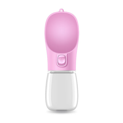 800ml Portable Water Bottle for Dogs, High-Capacity and Leakproof, with Foldable Drinking Bowl, Perfect for Golden Retrievers and Outdoor Walks – Pet Supplies.