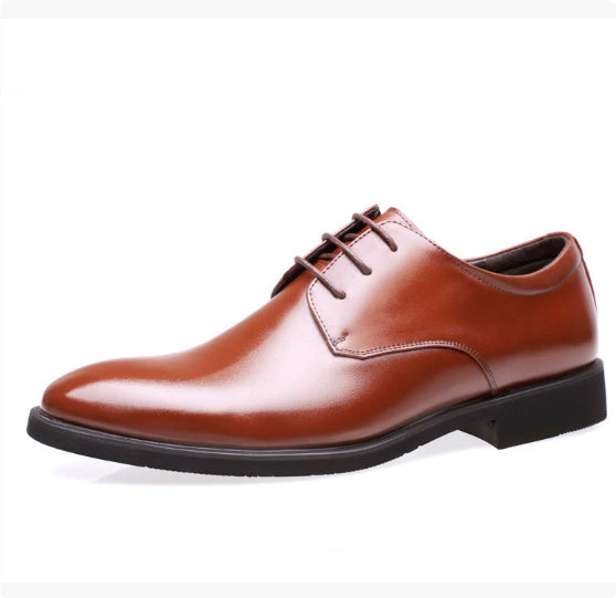 Mazefeng Men's Leather Shoes, Casual Top-Quality Oxfords, Genuine Leather Dress Shoes for Business and Formal Occasions, Plus Size Wedding Shoes in Size 44.