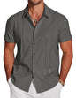Trendy Wild Hawaiian Holiday Men's Lapel Shirt