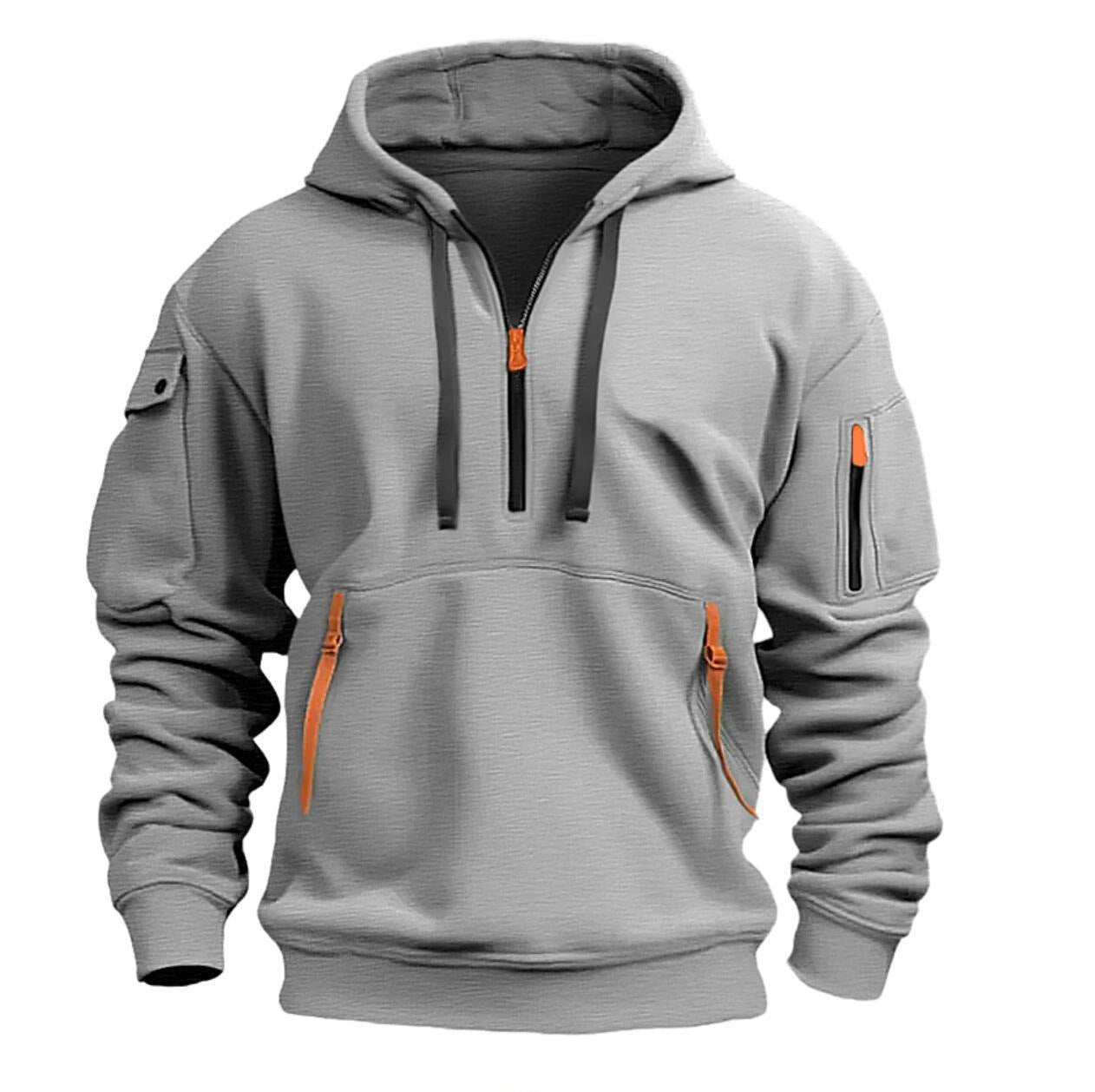 Dropped shoulder hooded sweatshirt for men and women, available in plus sizes. Loose pullover design with a trendy, fashionable style.